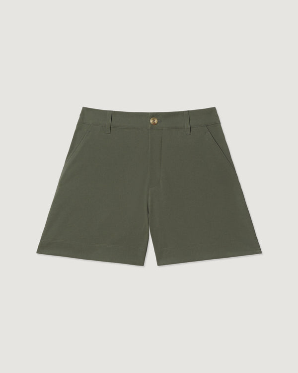 Trail Shorts 02 - Rugged Yet Stylish Women’s Hiking Shorts - Olivine