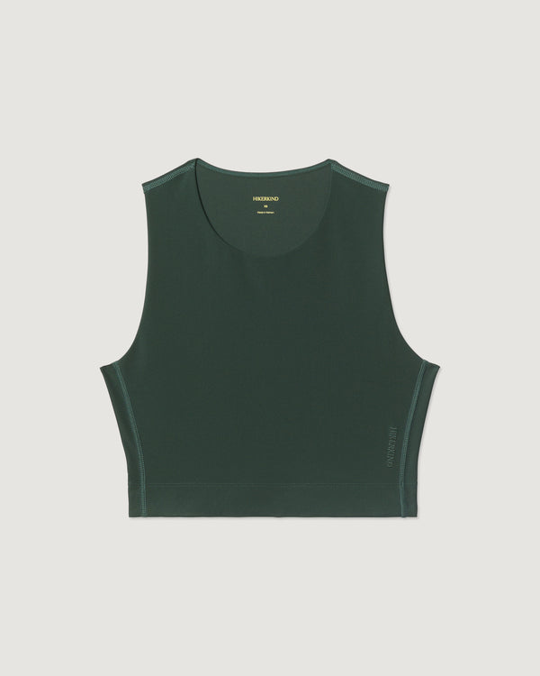 Performance Base Top 01 - Longline Sports Bra to Conquer Any Terrain - Conifer