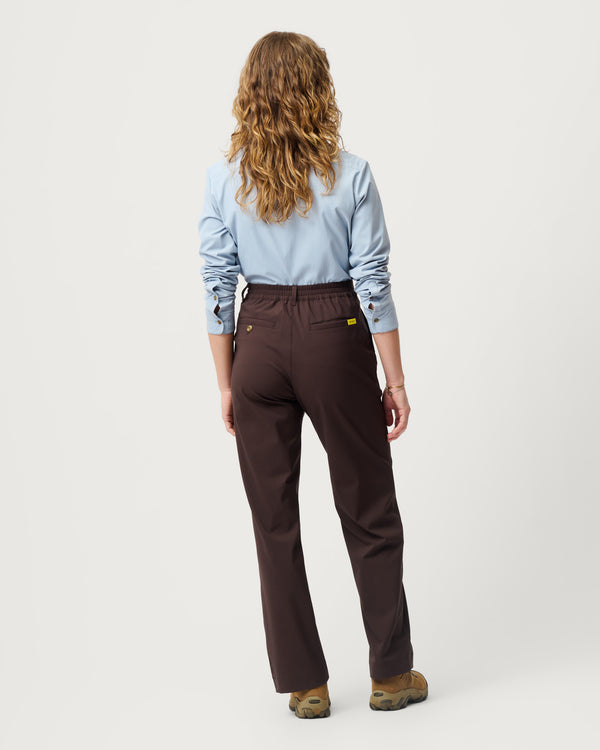 Trail Trousers 02 - High-Performance Women’s Hiking Pants - Garnet