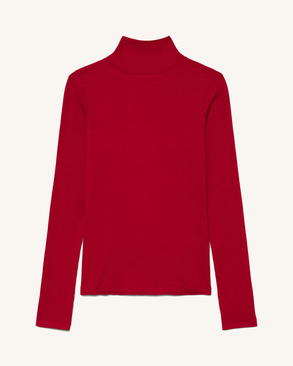 Ribbed Merino Turtleneck - Rowan
