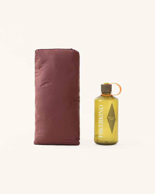 Packable Down Puffer - Obsidian