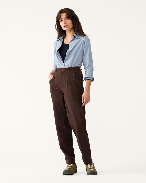 8 Pocket Pants - Women's Outdoor Pants - Garnet